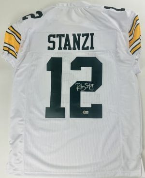 Ricky Stanzi Signed Custom Game Cut Jersey Iowa Hawkeyes Autograph XL BAS 681