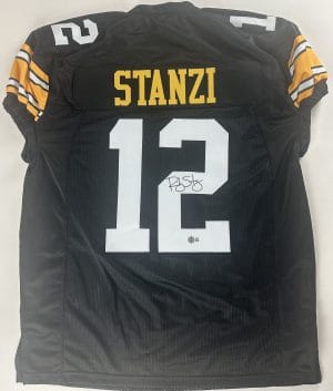 Ricky Stanzi Signed Custom Game Cut Jersey Iowa Hawkeyes Autograph XL BAS 710