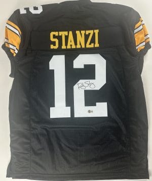 Ricky Stanzi Signed Custom Game Cut Jersey Iowa Hawkeyes Autograph XL BAS 709