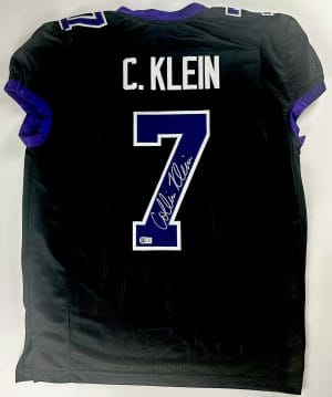 Collin Klein Signed Custom Game Jersey Kansas State Wildcats Autograph BAS 151