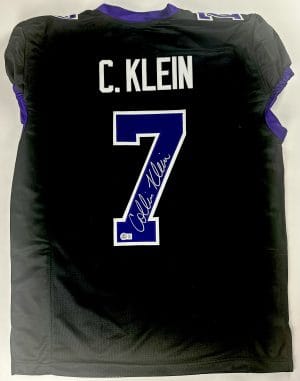 Collin Klein Signed Custom Game Jersey Kansas State Wildcats Autograph BAS 152