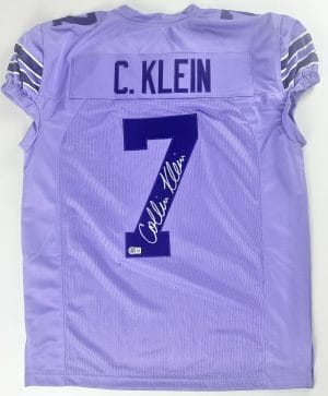 Collin Klein Signed Custom Game Jersey Kansas State Wildcats Autograph BAS 078