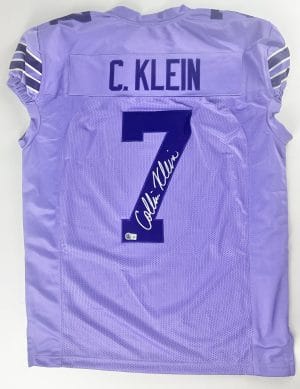 Collin Klein Signed Custom Game Jersey Kansas State Wildcats Autograph BAS 079