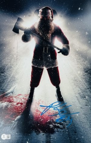 Rohan Campbell signed Silent Night Deadly Night 11x17 photo autograph BAS 454