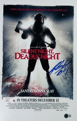 Rohan Campbell signed Silent Night Deadly Night 11x17 photo autograph BAS 453