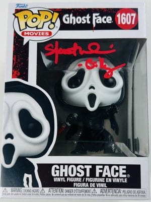 Skeet Ulrich signed Ghostface Funko 1607 Scream autograph Billy Loomis BAS 489