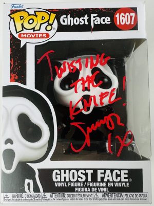 Funko Pop autographed, Ghostface Funko Pop, horror band collectible, horror music memorabilia, horror pop culture collectible, Ice Nine Kills autograph, Ice Nine Kills signed, music and horror crossover, rare signed Funko Pop, Scream Funko collectible, Scream inspired collectible, signed Ghostface Funko, Spencer Charnas autograph, Spencer Charnas signed, Twisting the Knife