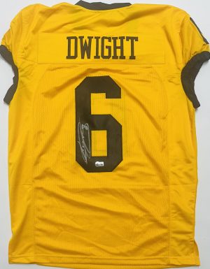 Tim Dwight signed custom game cut jersey Iowa Hawkeyes autograph BAS J76