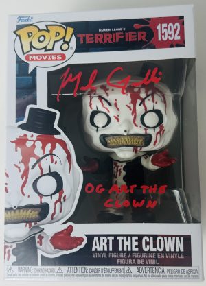 Mike Giannelli Signed Art the Clown Funko 1592 Terrifier Autograph 567