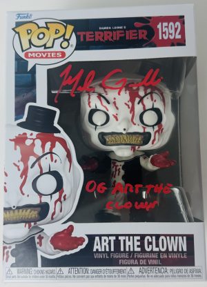 Mike Giannelli Signed Art the Clown Funko 1592 Terrifier Autograph JSA 569
