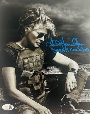 Linda Hamilton Signed 8x10 Terminator Photo – Sarah Connor – Autograph – JSA Certified