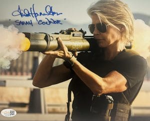 Linda Hamilton Signed 8x10 Terminator Photo Sarah Connor Autograph JSA 194