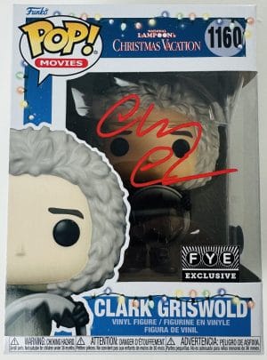 Chevy Chase Signed Clark Griswold Funko 1160 Christmas Vacation Autograph BAS 3