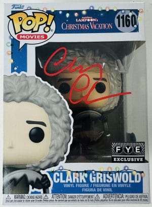 Chevy Chase Signed Clark Griswold Funko 1160 Christmas Vacation Autograph BAS 4