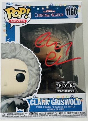 Chevy Chase Signed Clark Griswold Funko 1160 Christmas Vacation Autograph BAS 10