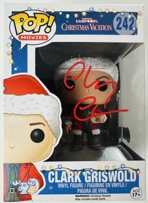 Chevy Chase Signed Clark Griswold Funko 242 Christmas Vacation Autograph BAS 816