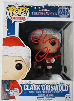 Chevy Chase Signed Clark Griswold Funko 242 Christmas Vacation Autograph BAS 805