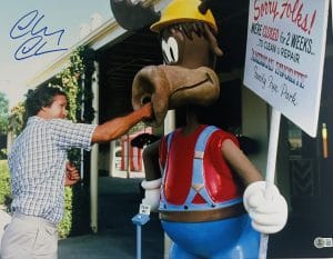 Chevy Chase Signed National Lampoons Vacation 16x20 Photo Autograph BAS 775