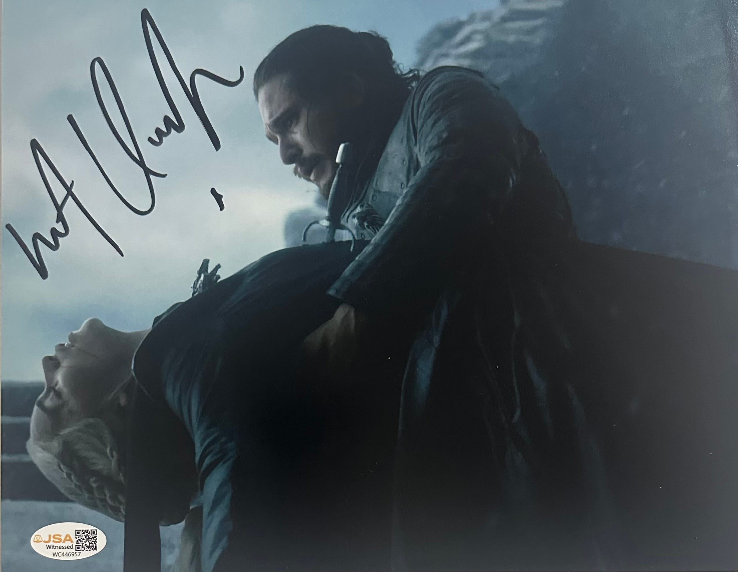 Kit Harington Signed 8x10 Game of Thrones Photo Autograph Jon Snow JSA 957