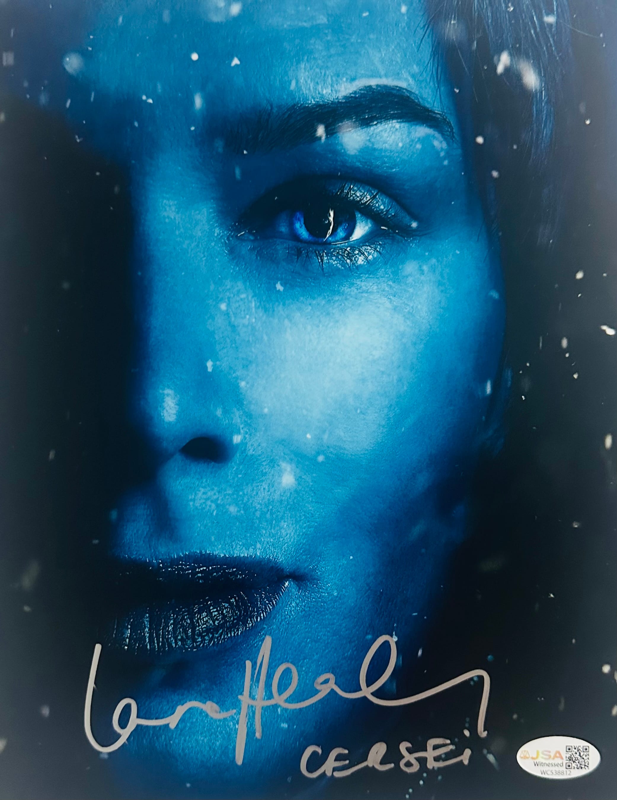 Lena Headey signed Game of Thrones 8x10 Photo Cersei Lannister Autograph JSA 812