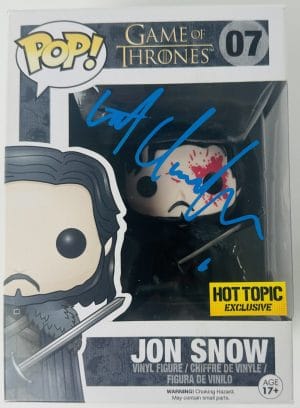 Kit Harington Signed Jon Snow Funko Pop 07 Game of Thrones Autograph JSA 866