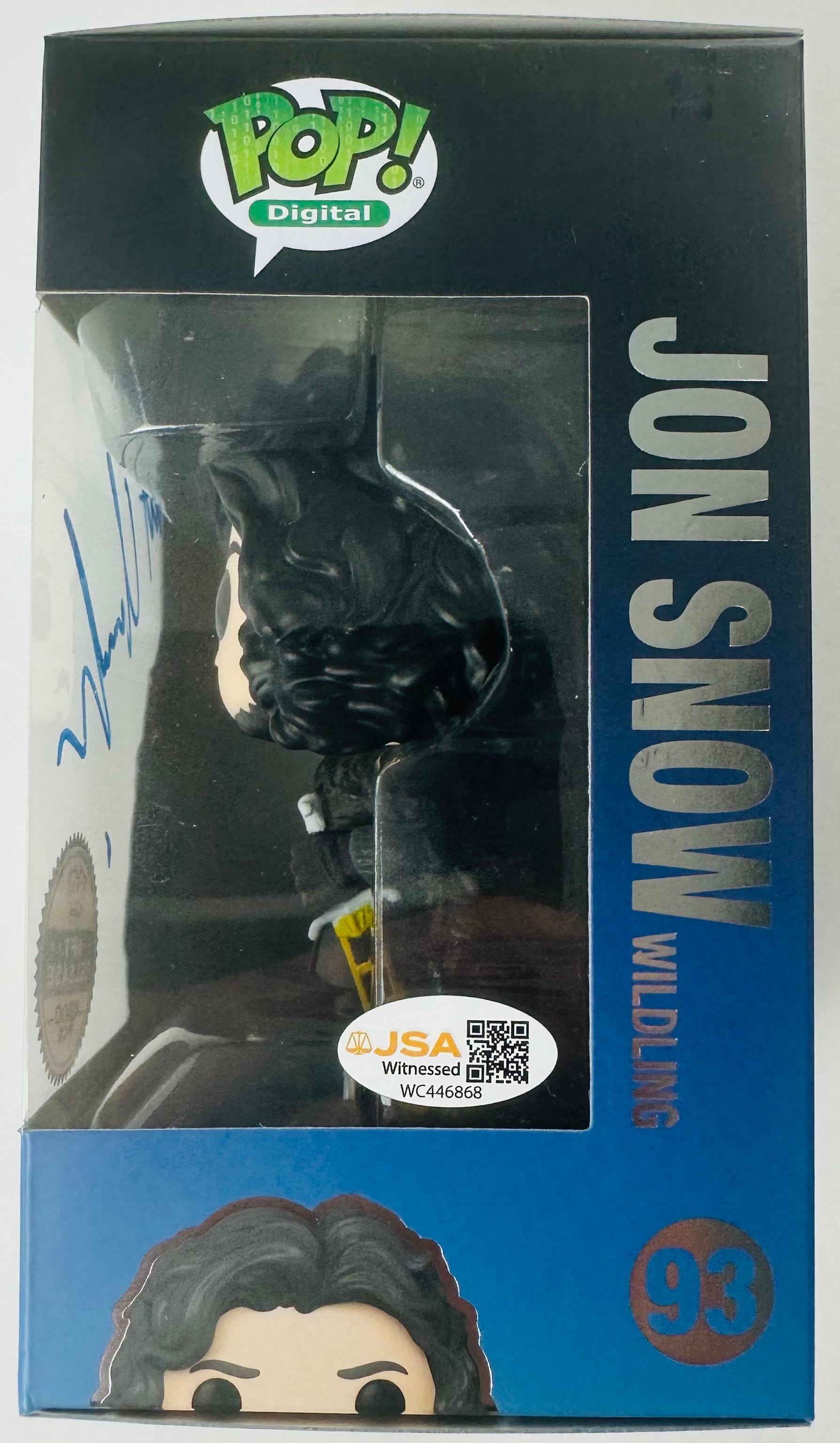 Kit Harington Signed Jon Snow Wilding Funko 93 Game of Thrones Autograph JSA 868 - Image 2