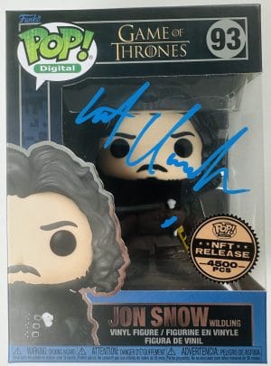 Kit Harington Signed Jon Snow Funko Pop 93 Game of Thrones Autograph JSA 864