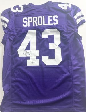 Darren Sproles, Darren Sproles Autograph, Kansas State Wildcats, K State Football, Wildcats Memorabilia, Signed Football Jersey, Autographed Jersey, College Football Collectibles, NCAA Memorabilia, Kansas State Alumni, Football Memorabilia, BAS Certified, Beckett Authenticated, Custom Game Cut Jersey, Wildcats Fan Gift