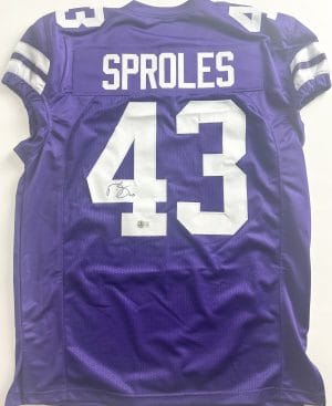Darren Sproles Signed Custom Game Cut Jersey Autograph Kansas State Wildcats 442