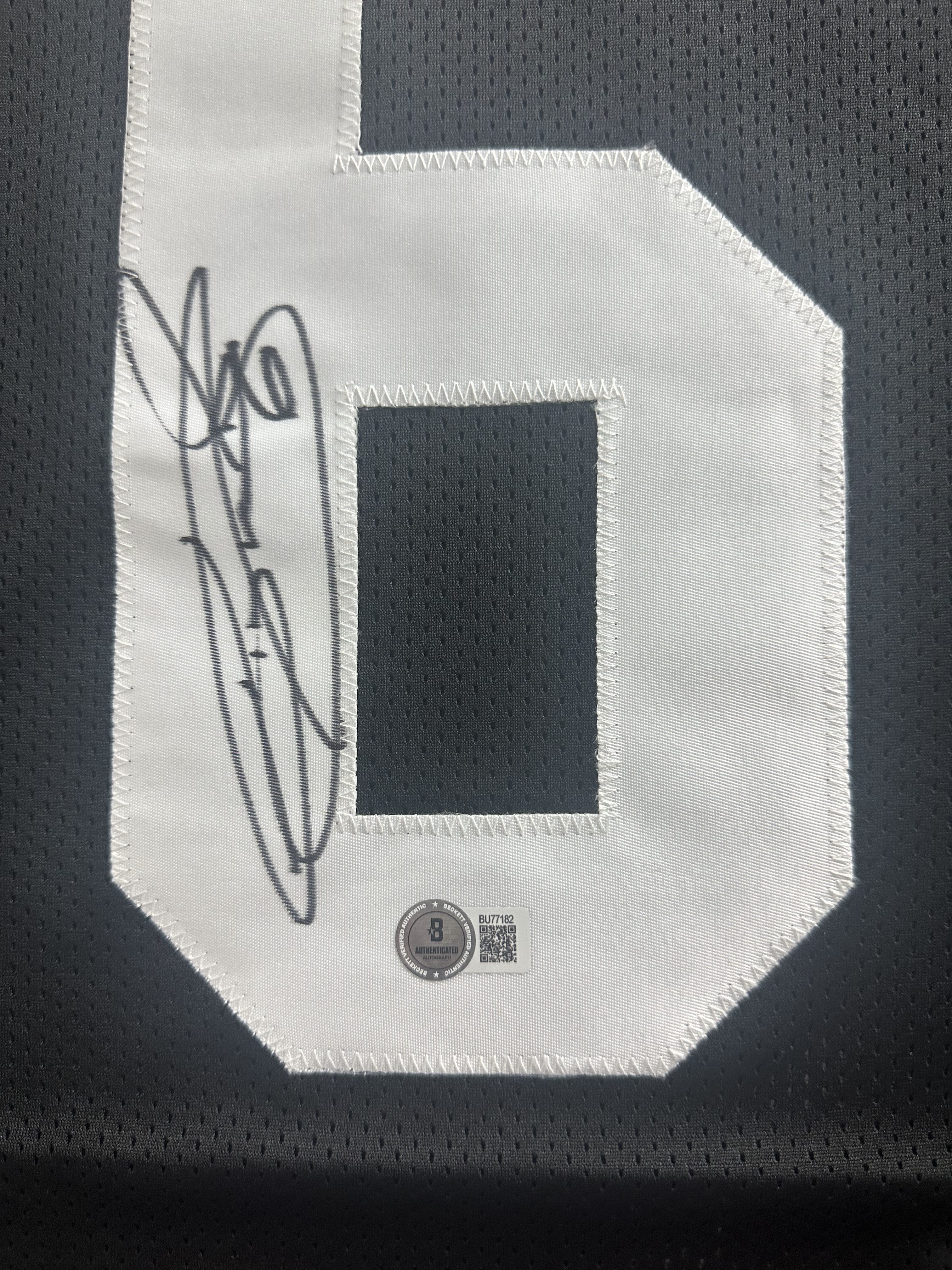Tim Dwight signed custom game cut jersey Iowa Hawkeyes autograph BAS J82 - Image 2