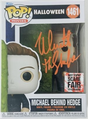 Nick Castle, Michael Myers, Halloween, Halloween 1978, Scare Fair Funko, Funko Pop 1461, Nick Castle Signed, Michael Myers Autograph, The Shape, Horror Collectible, Slasher Movie Memorabilia, Halloween Franchise, Signed Funko Pop, BAS Authenticated, Horror Collector Item
