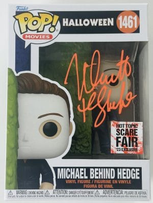 Nick Castle Signed Michael Myers Scare Fair Funko 1461 Halloween Autograph BAS 6