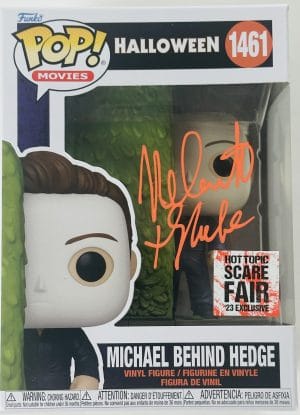 Nick Castle Signed Michael Myers Scare Fair Funko 1461 Halloween Autograph BAS 7