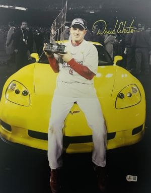 David Eckstein Signed St. Louis Cardinals 16x20 photo autograph 2006 World Series MVP BAS
