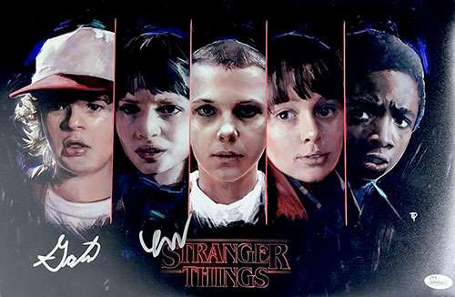 Authentic Stranger Things Autograph Merchandise & Collectibles for Sale